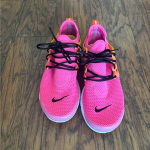 Women’s Nike Pink and Orange Sneakers, size 6